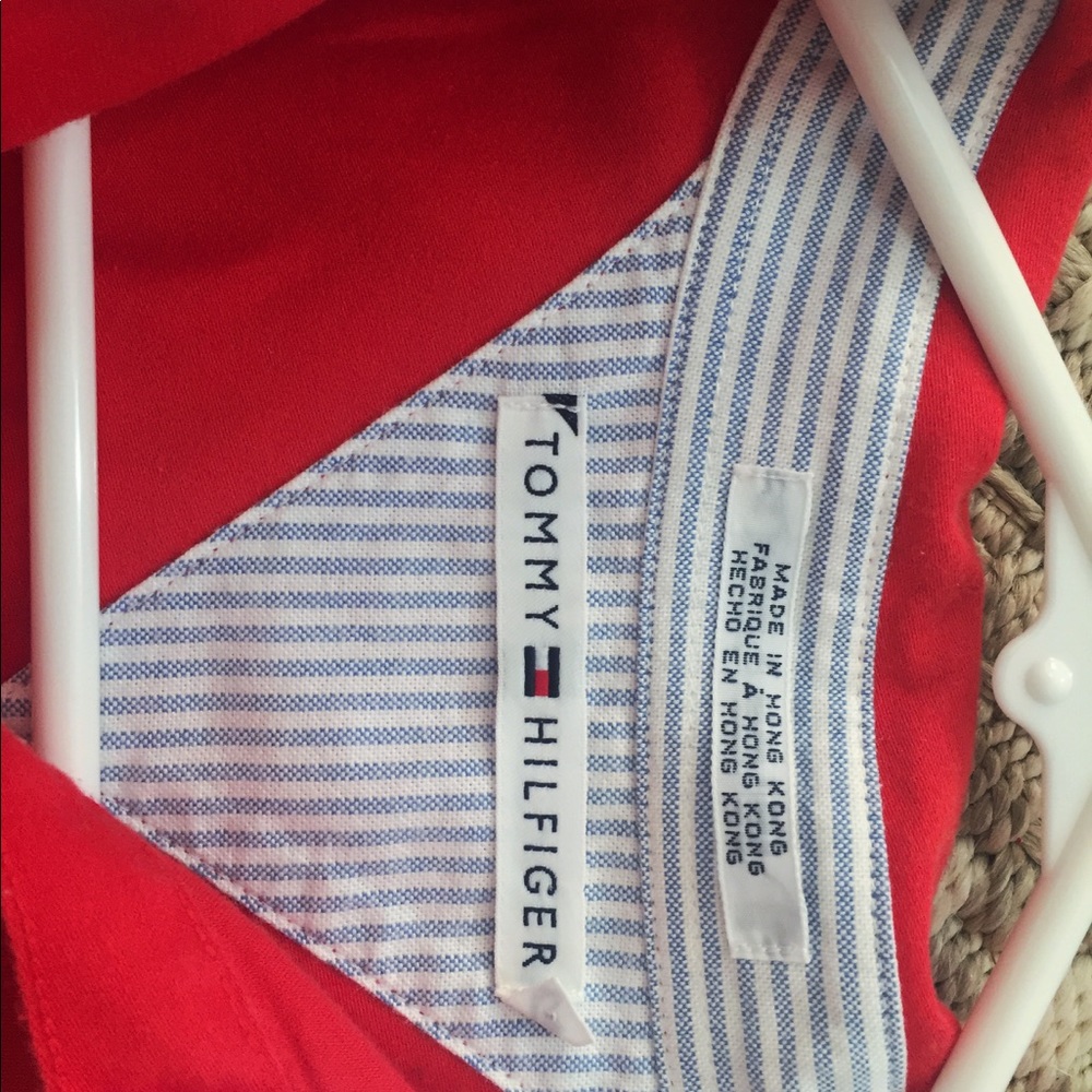 Tommy Hilfiger short sleeve button up/ men's